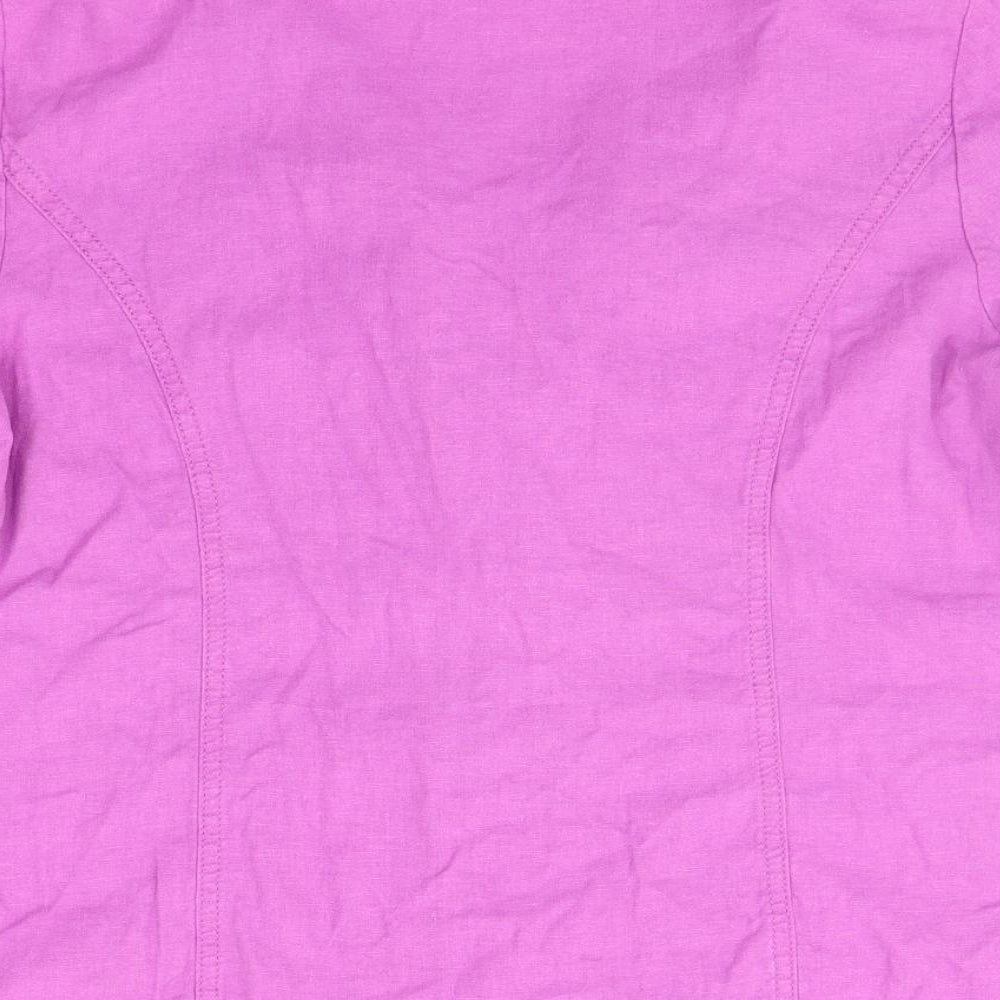 EWM Womens Purple   Jacket Blazer Size 16