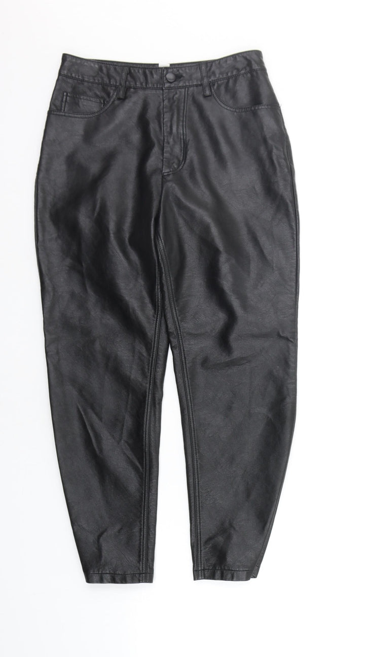 Topshop Womens Black   Trousers  Size 4 L21 in