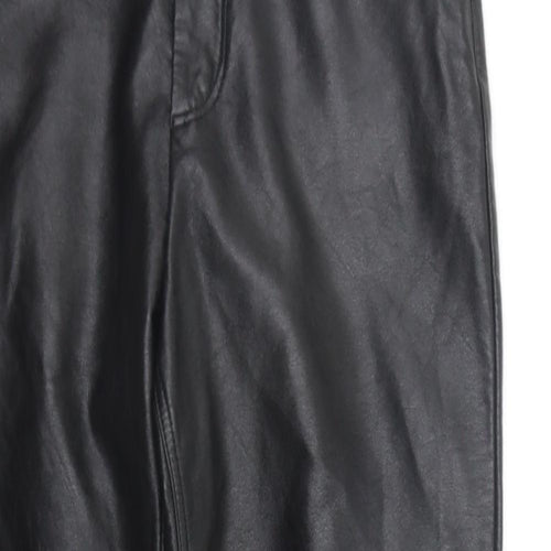 Topshop Womens Black   Trousers  Size 4 L21 in
