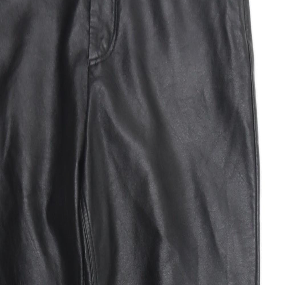 Topshop Womens Black   Trousers  Size 4 L21 in