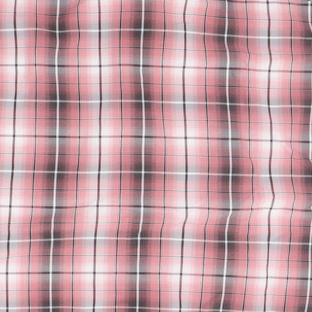 Marks and Spencer Mens Red Check   Button-Up Size XL
