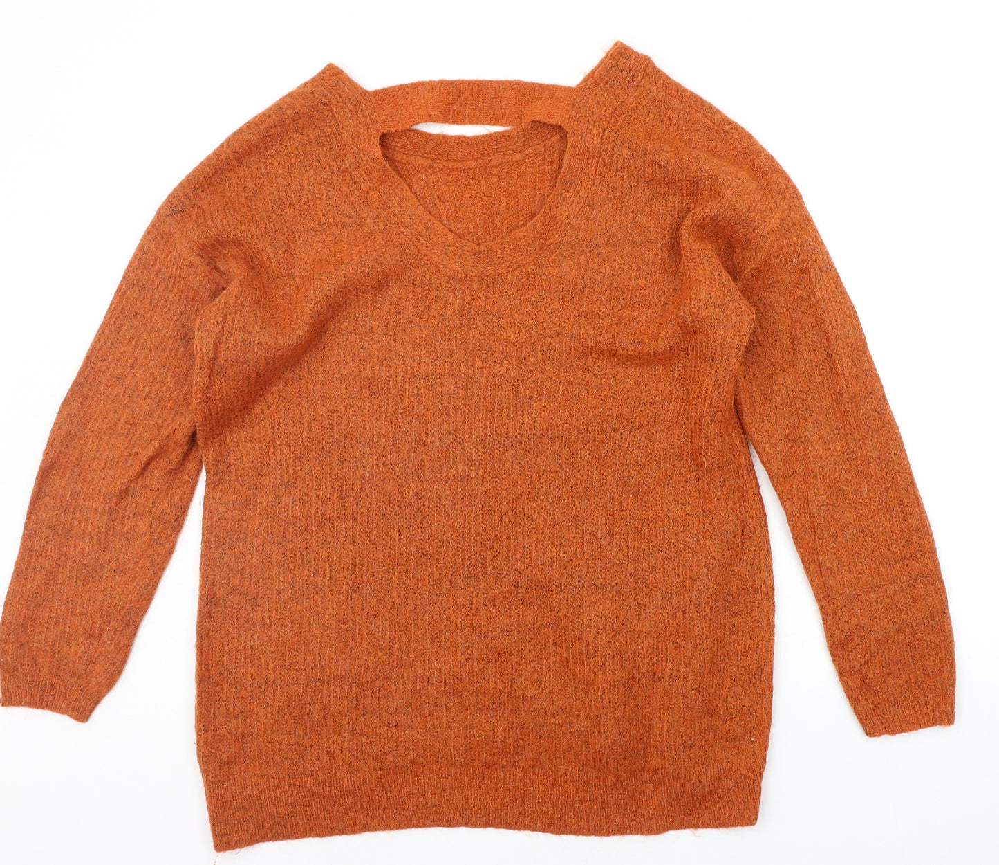 TU Womens Orange   Pullover Jumper Size 16