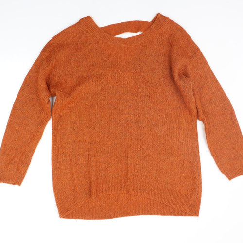TU Womens Orange   Pullover Jumper Size 16