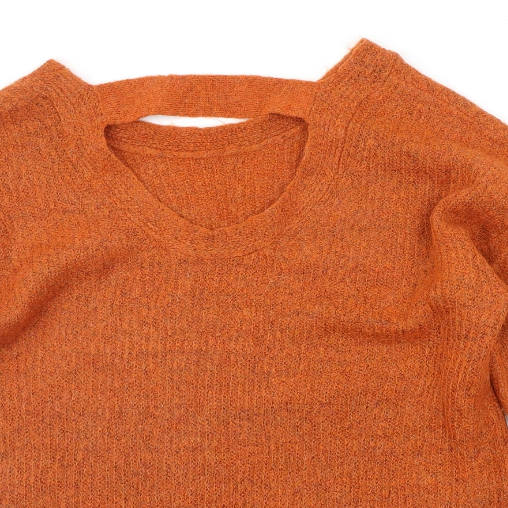 TU Womens Orange   Pullover Jumper Size 16