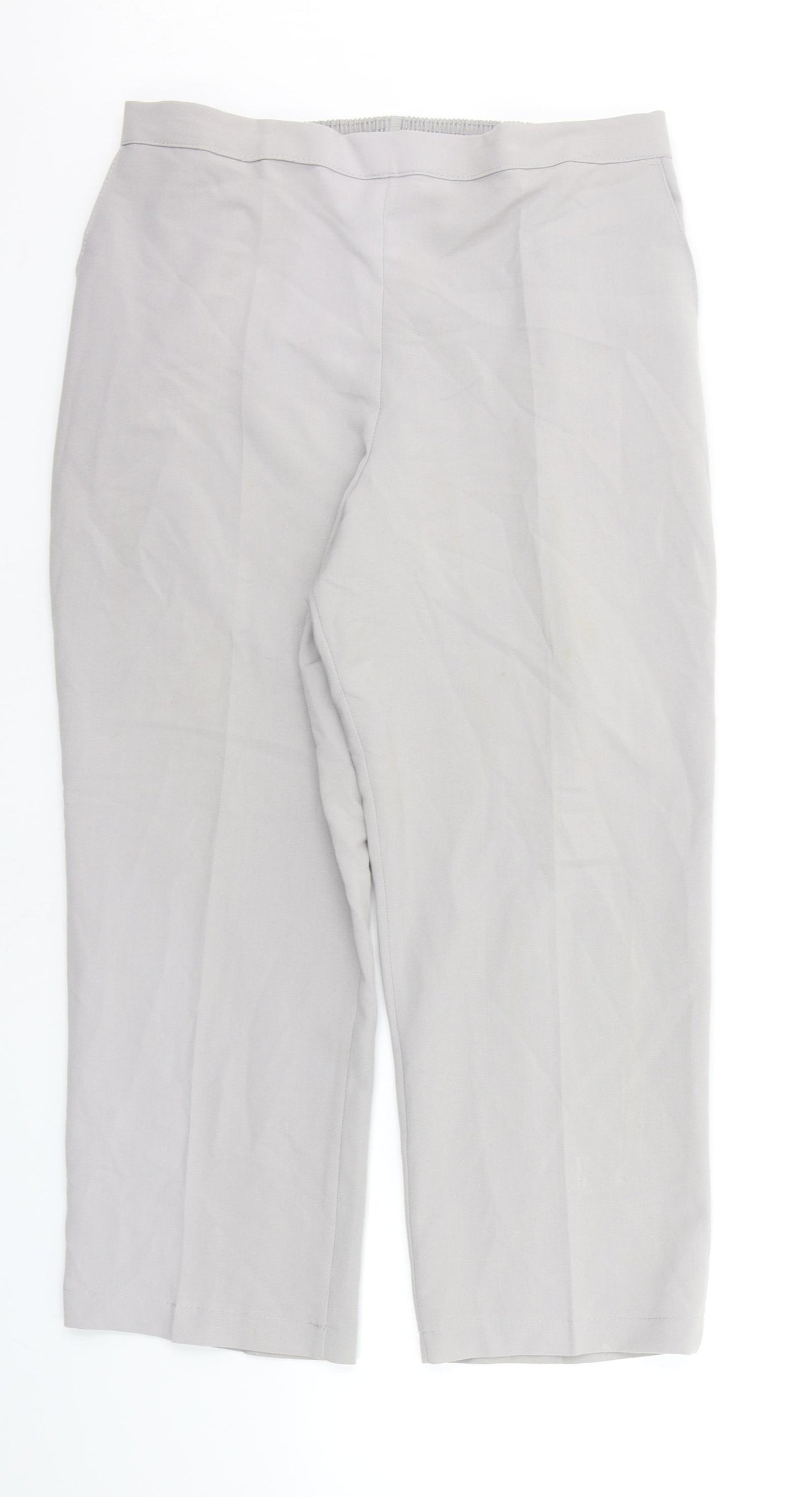 Preworn Womens Grey   Trousers  Size 18 L20 in