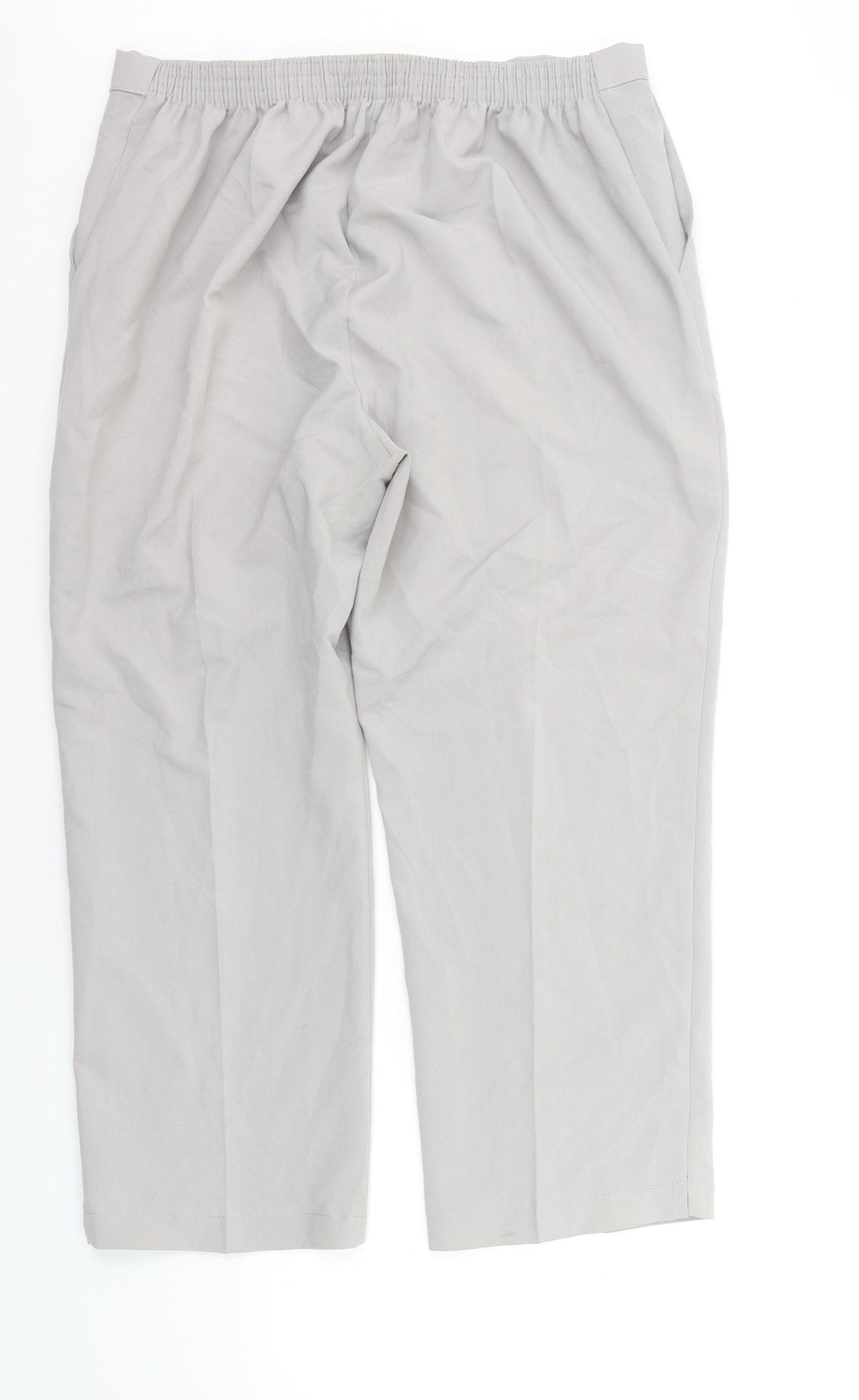 Preworn Womens Grey   Trousers  Size 18 L20 in