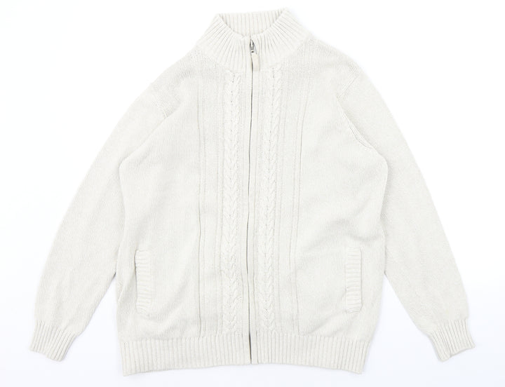 EWM Womens White Jacket Size XL