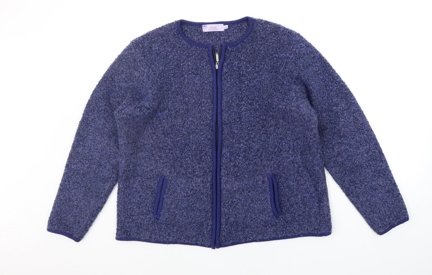 HONOR MILLBURN Womens Purple   Jacket Coat Size L