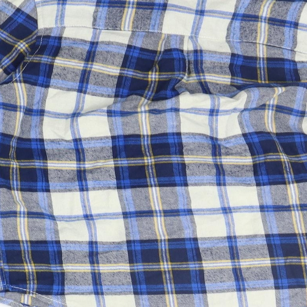 Mothercare Boys Blue Check  Basic Button-Up Size 4-5 Years