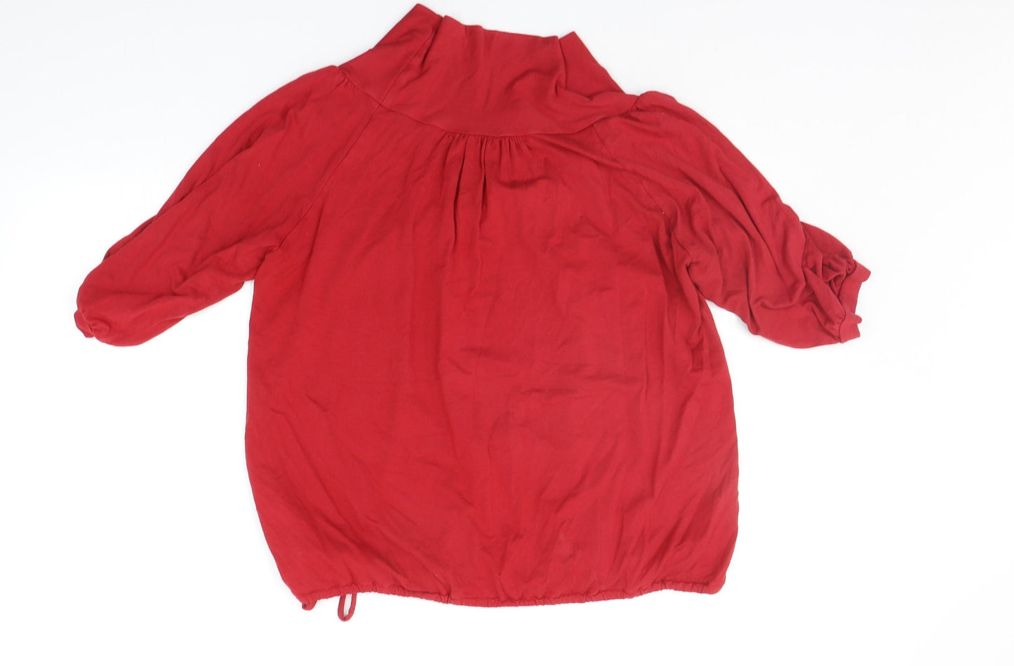 Jacqueline Riu Womens Red   Basic T-Shirt Size M
