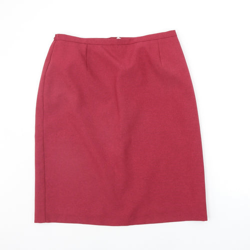 Preworn Womens Purple   A-Line Skirt Size 18