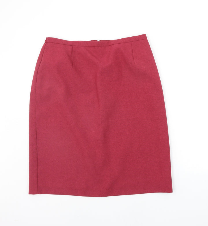 Preworn Womens Purple   A-Line Skirt Size 18