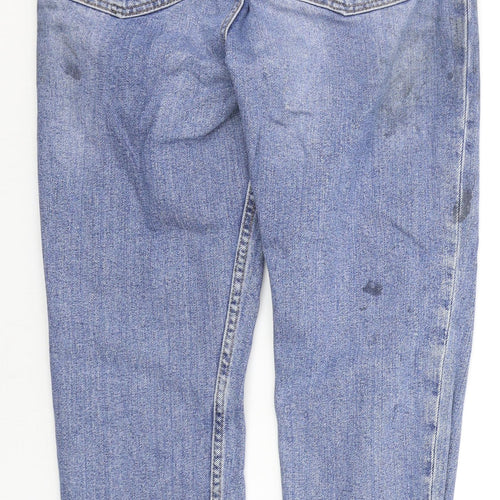Denim & Co. Womens Blue   Straight Jeans Size 8 L23 in
