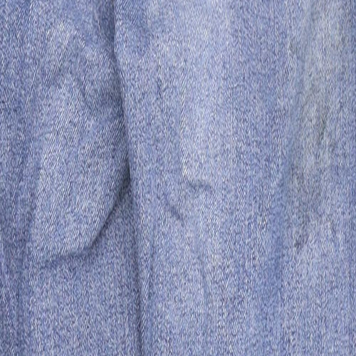 Denim & Co. Womens Blue   Straight Jeans Size 8 L23 in