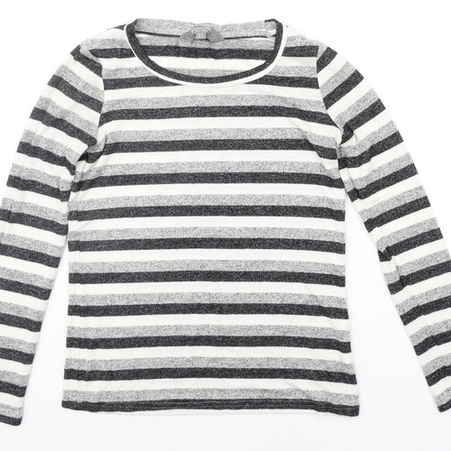 Moutain Warehouse Womens Grey Striped  Pullover Jumper Size 6