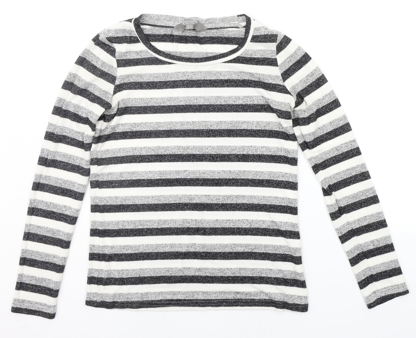 Moutain Warehouse Womens Grey Striped  Pullover Jumper Size 6