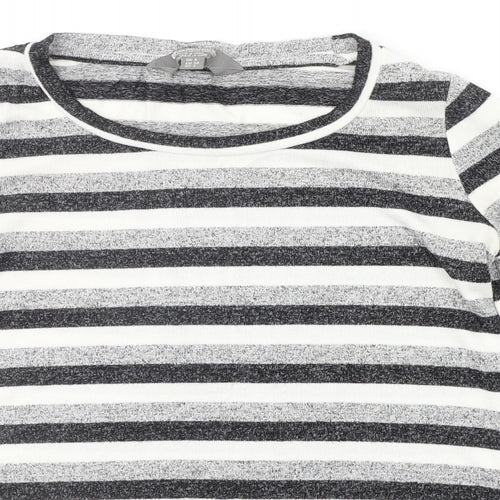 Moutain Warehouse Womens Grey Striped  Pullover Jumper Size 6
