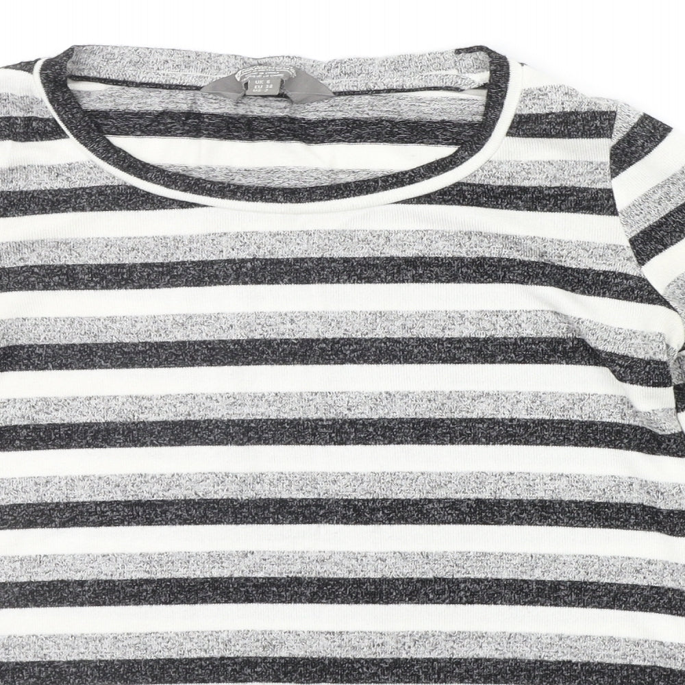 Moutain Warehouse Womens Grey Striped  Pullover Jumper Size 6