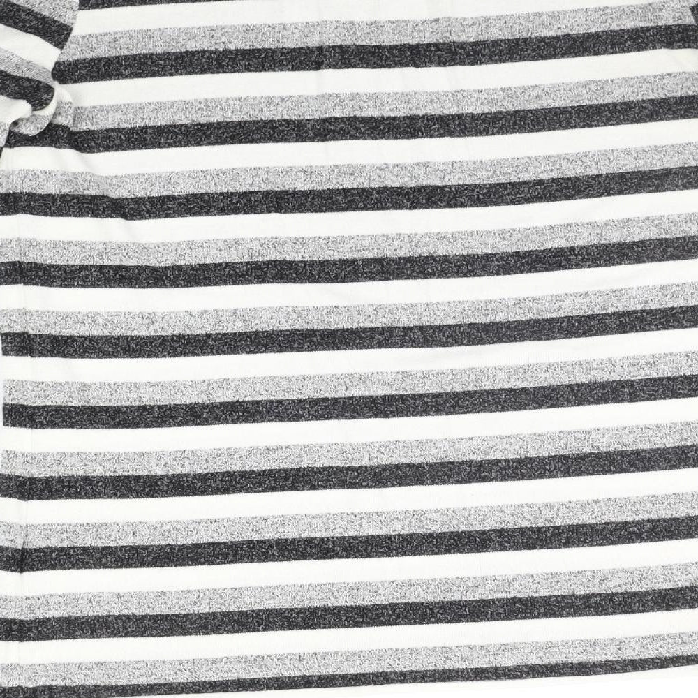 Moutain Warehouse Womens Grey Striped  Pullover Jumper Size 6