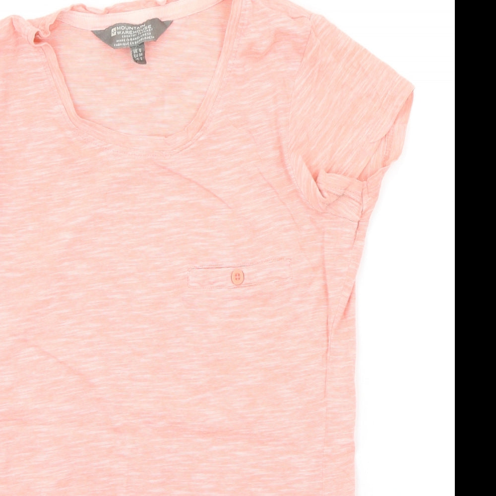 moutain warhouse Womens Orange   Basic T-Shirt Size 6