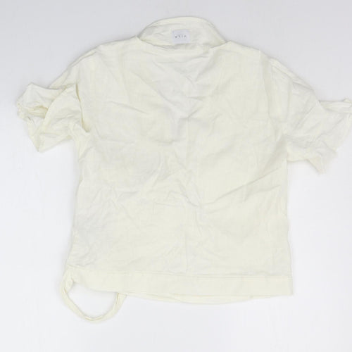 Villa  Womens White   Basic Blouse Size 12