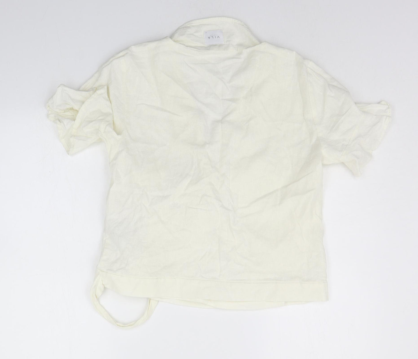 Villa  Womens White   Basic Blouse Size 12