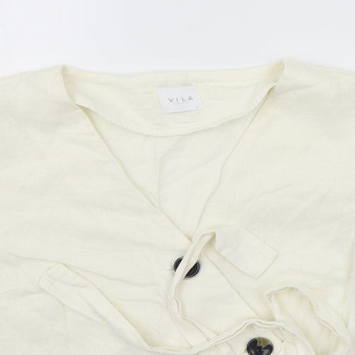 Villa  Womens White   Basic Blouse Size 12