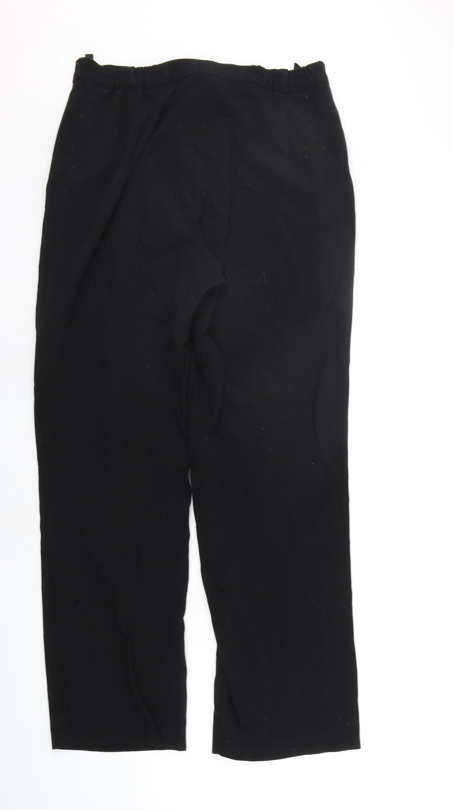 BHS Womens Black   Sweatpants Trousers Size 12 L26 in