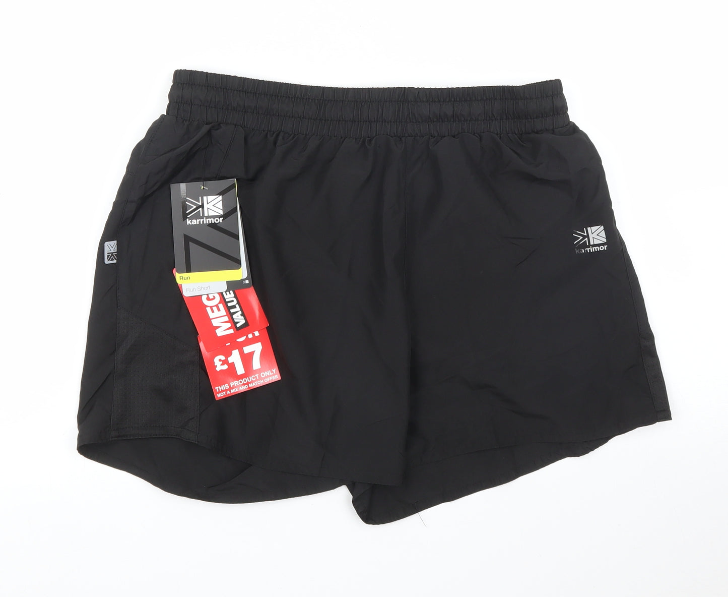 Karrimor Womens Black   Sweat Shorts Size 12