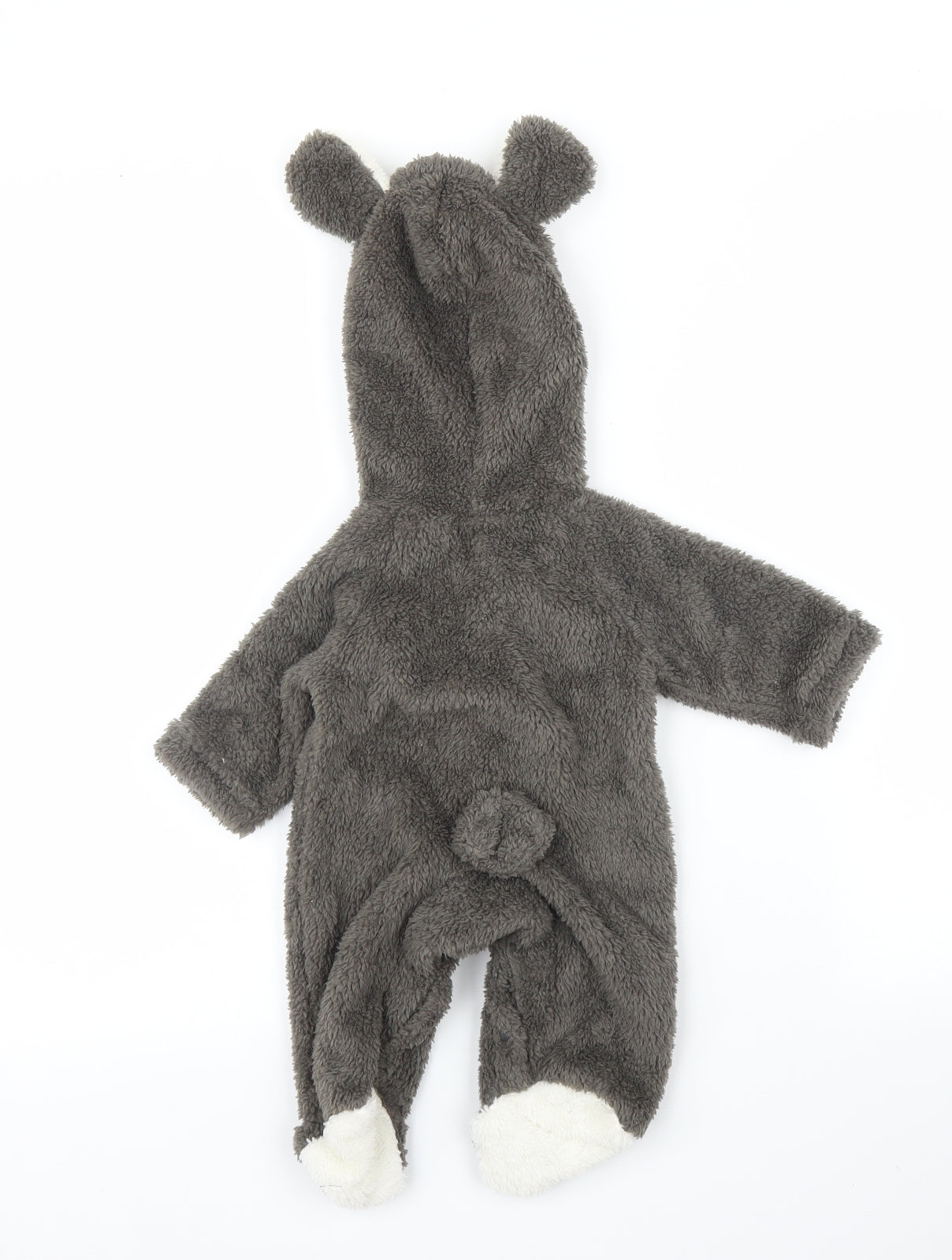 Preworn Baby Grey   Babygrow One-Piece Size 6-9 Months