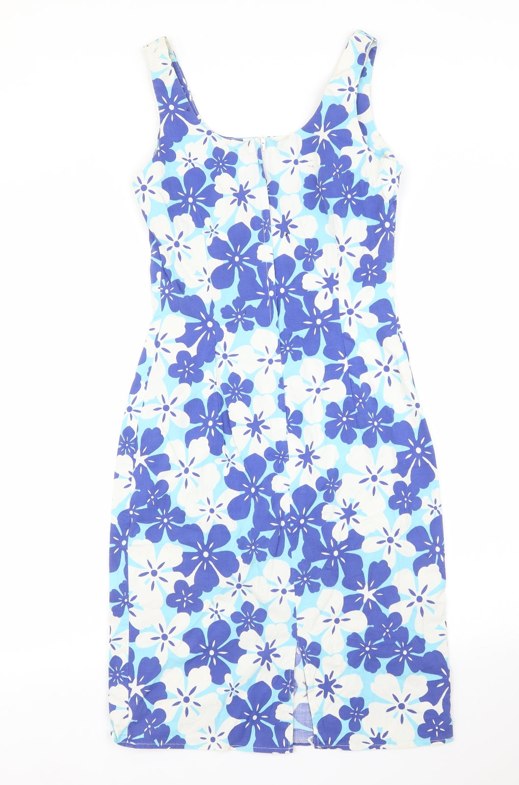 New Look Womens Blue Floral  A-Line  Size 10