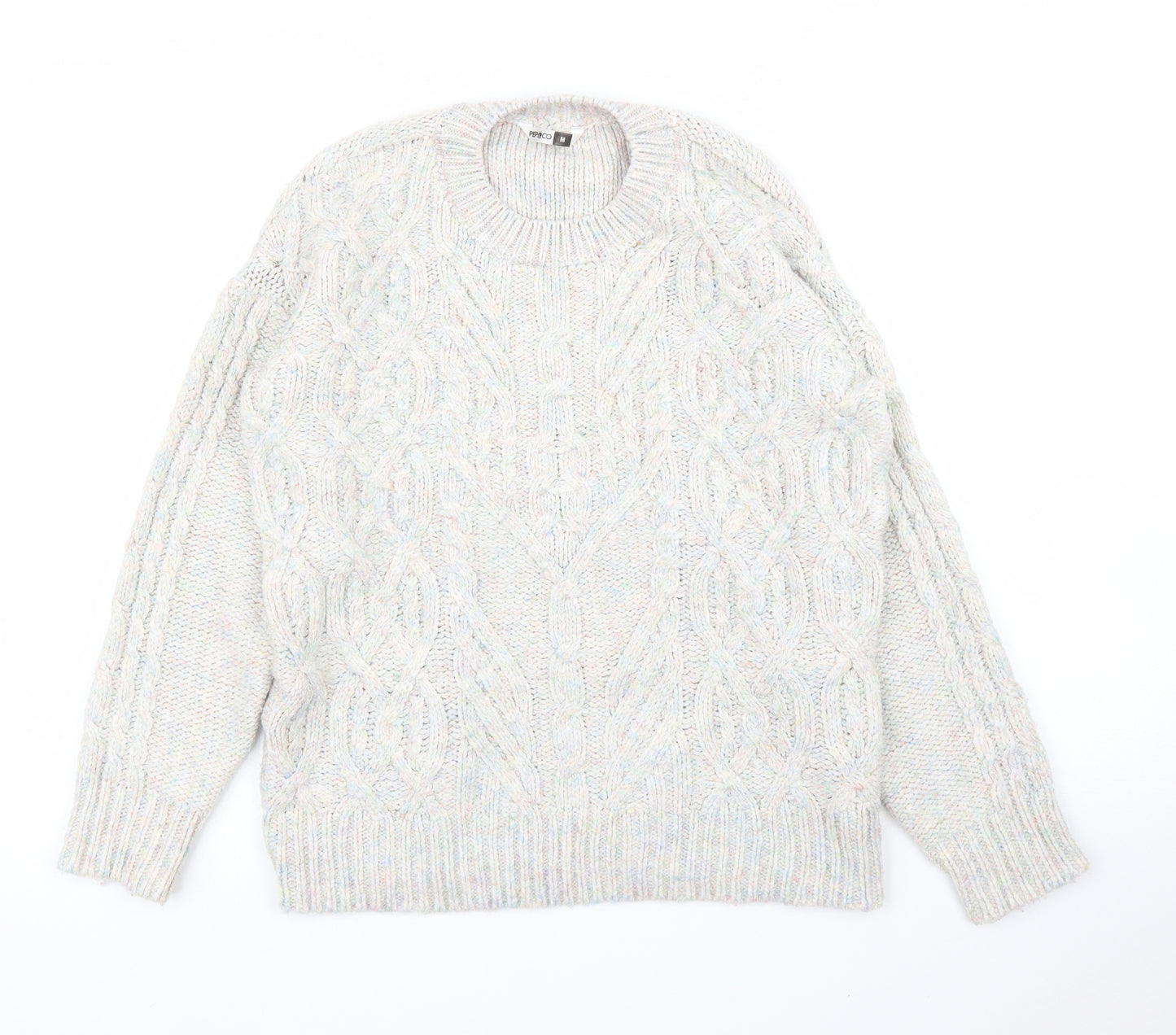Pep&Co Womens Grey   Pullover Jumper Size M