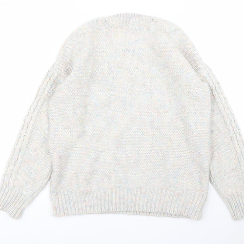 Pep&Co Womens Grey   Pullover Jumper Size M