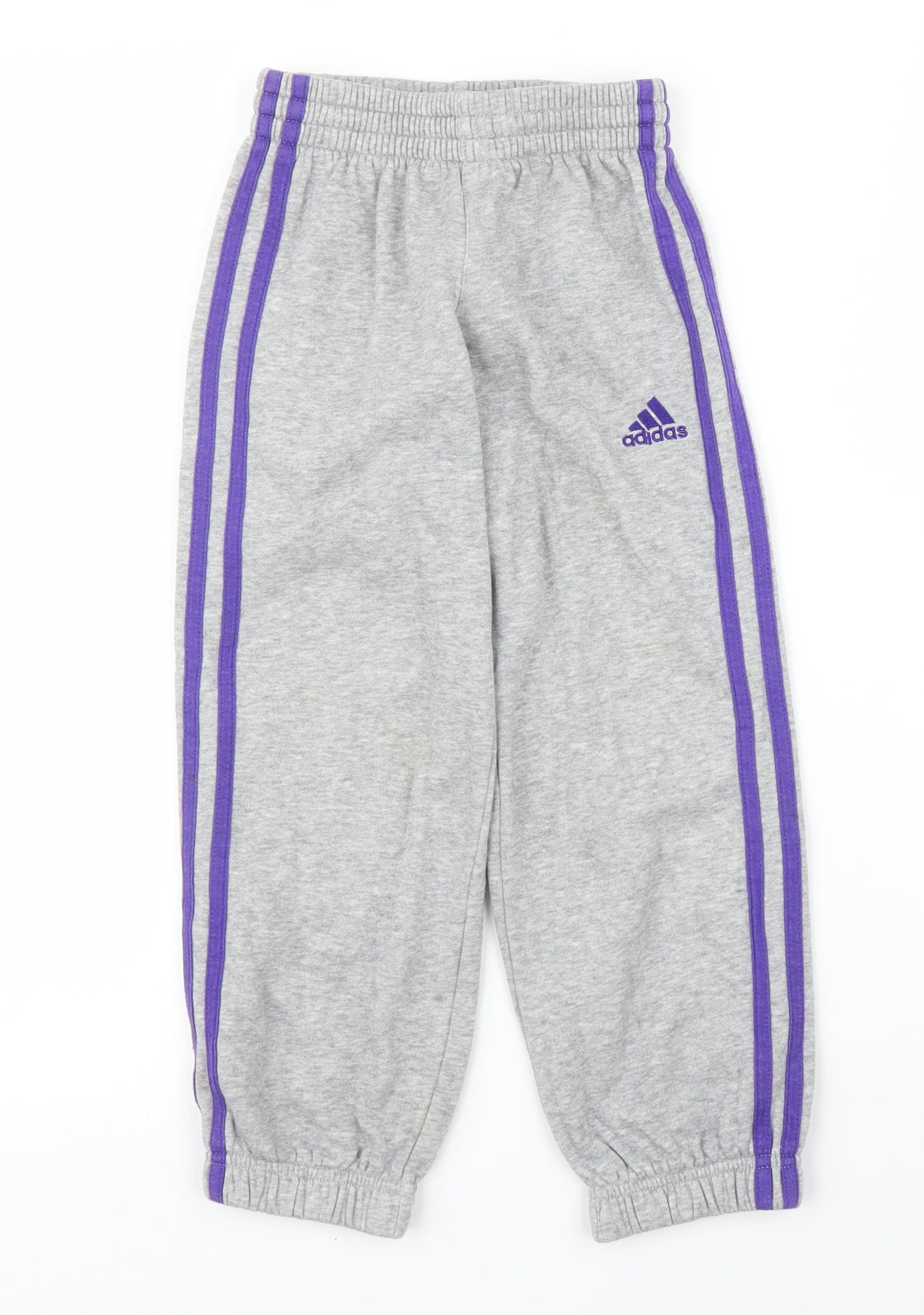 adidas Boys Grey   Sweatpants Trousers Size 4 Years