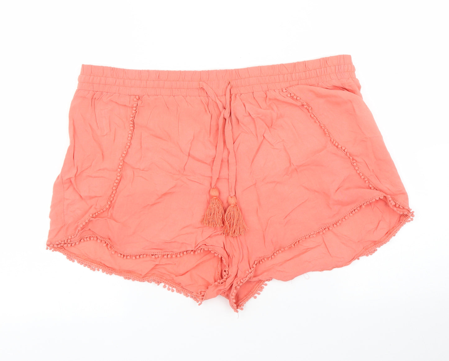 Primark Womens Pink   Cut-Off Shorts Size 16