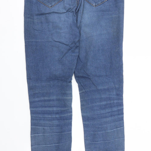 Peacocks Womens Blue  Denim Skinny Jeans Size 8 L27 in