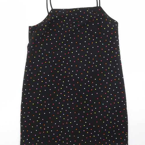 Topshop Womens Black Polka Dot  Camisole Blouse Size 6