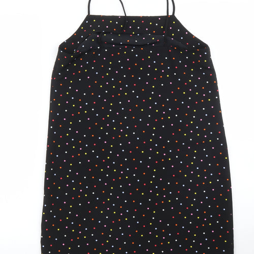Topshop Womens Black Polka Dot  Camisole Blouse Size 6