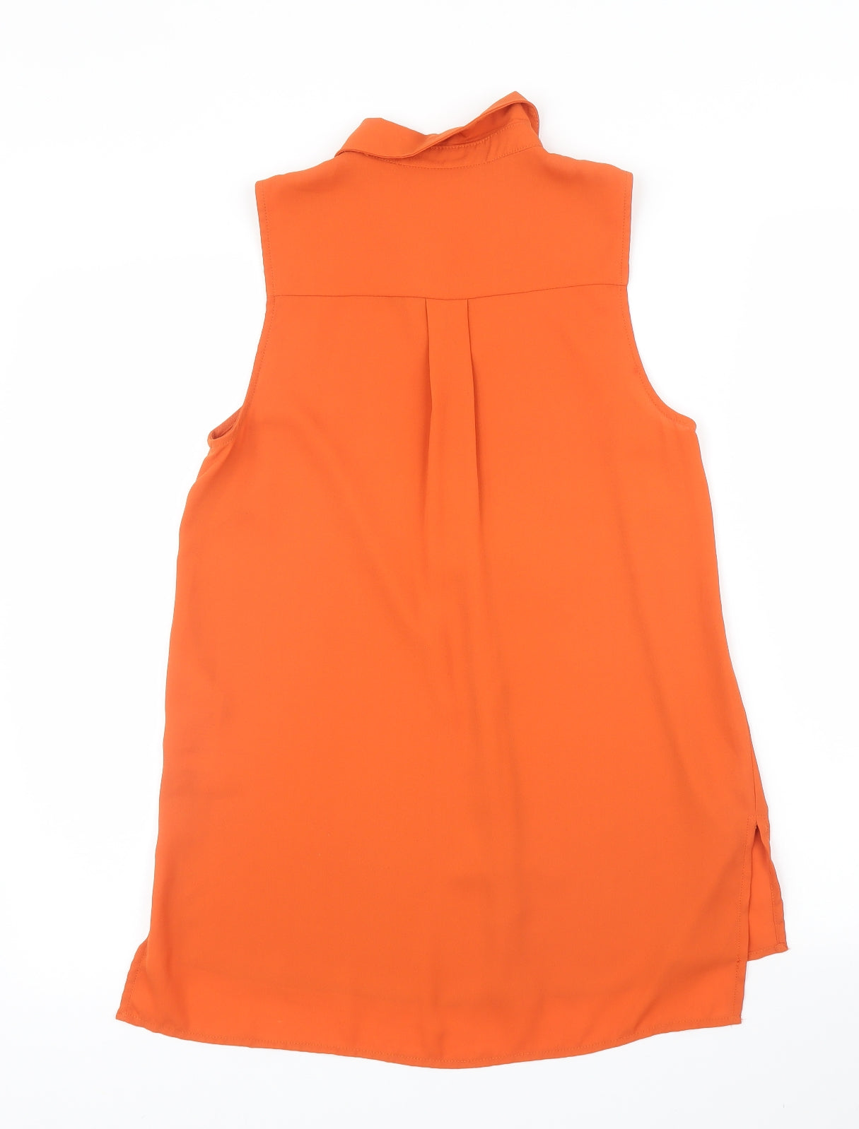 New Look Womens Orange   Basic Blouse Size 8