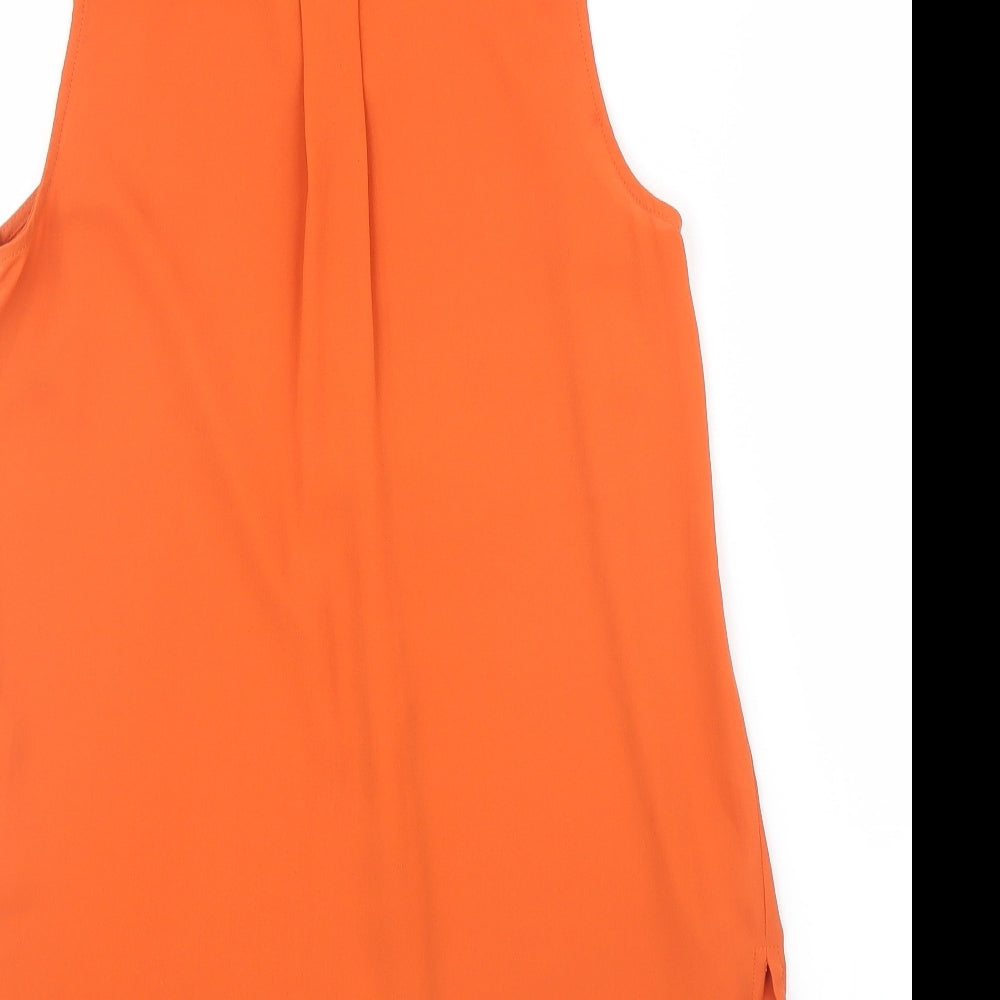 New Look Womens Orange   Basic Blouse Size 8