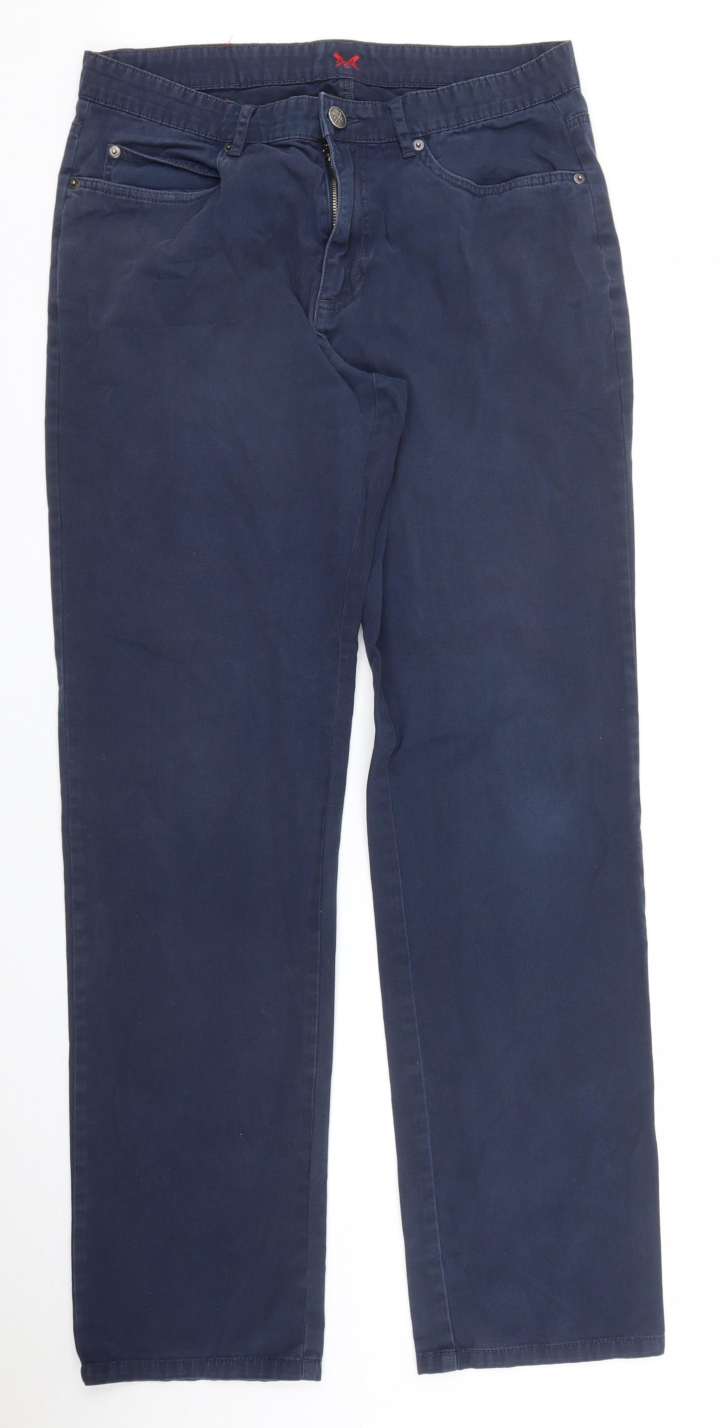 Crew Clothimh Mens Blue   Carpenter Trousers Size 32 in L32 in