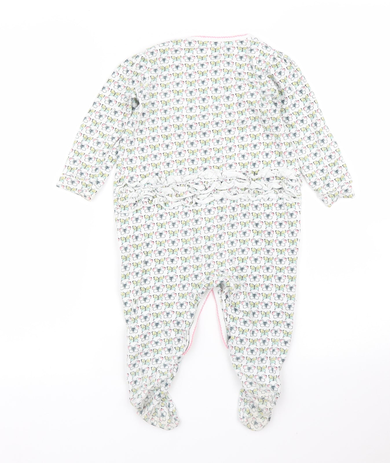 NEXT Girls White   Babygrow One-Piece Size 12-18 Months
