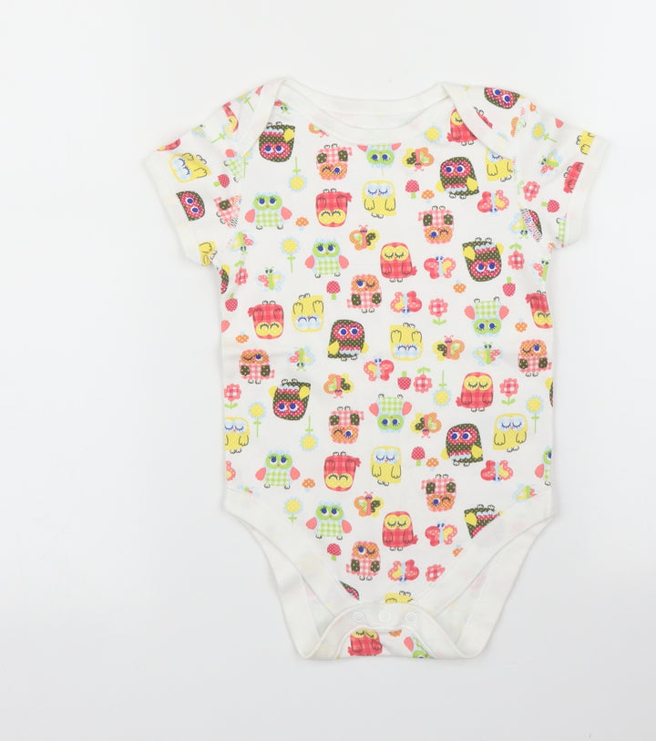 M&S Baby White Babygrow One-Piece Size 24 Months