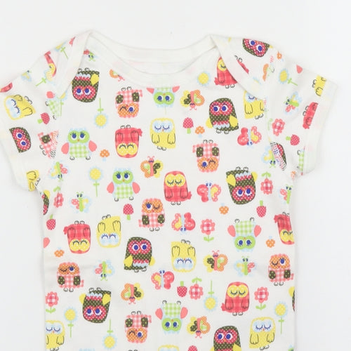M&S Baby White   Babygrow One-Piece Size 24 Months