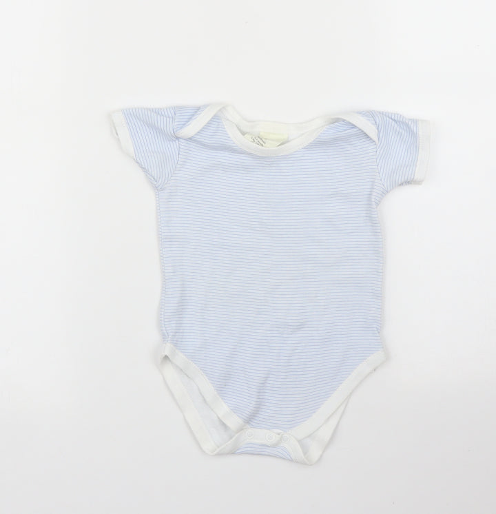 Jonelle Baby Blue Striped Babygrow One-Piece Size 6-9 Months