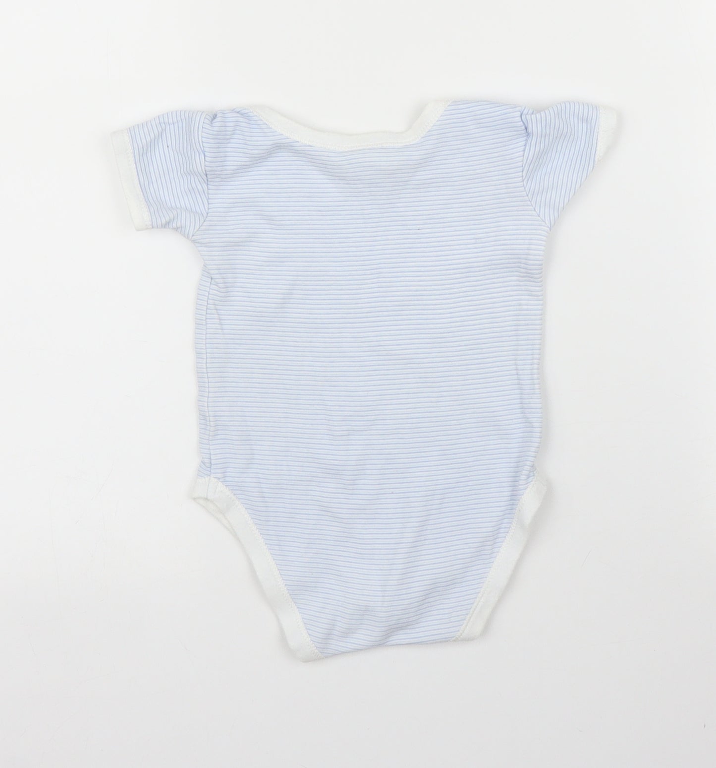 Jonelle Baby Blue Striped  Babygrow One-Piece Size 6-9 Months