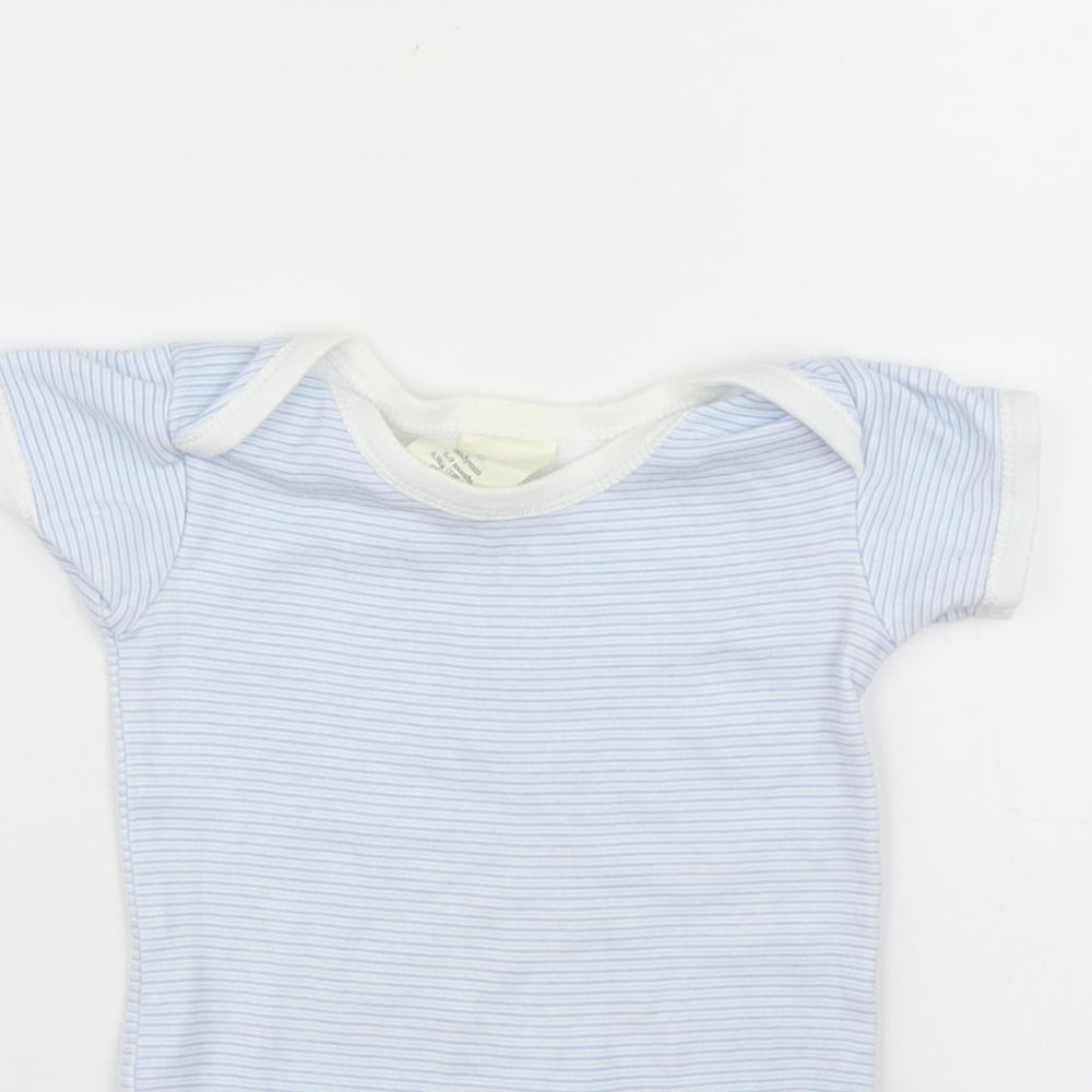 Jonelle Baby Blue Striped  Babygrow One-Piece Size 6-9 Months