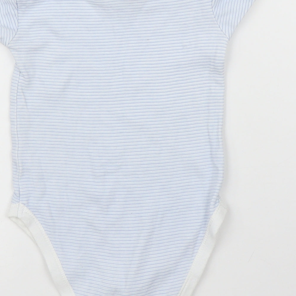 Jonelle Baby Blue Striped  Babygrow One-Piece Size 6-9 Months