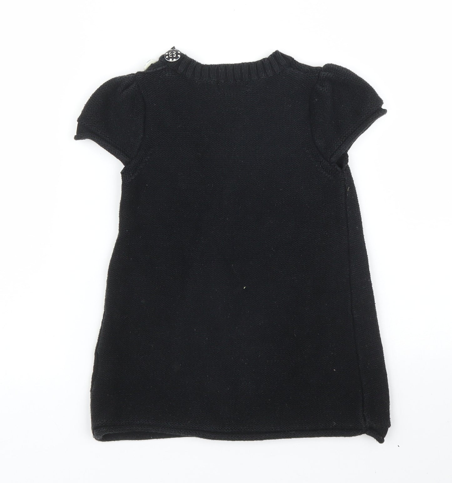 NEXT Girls Black   Jumper Dress  Size 2 Years