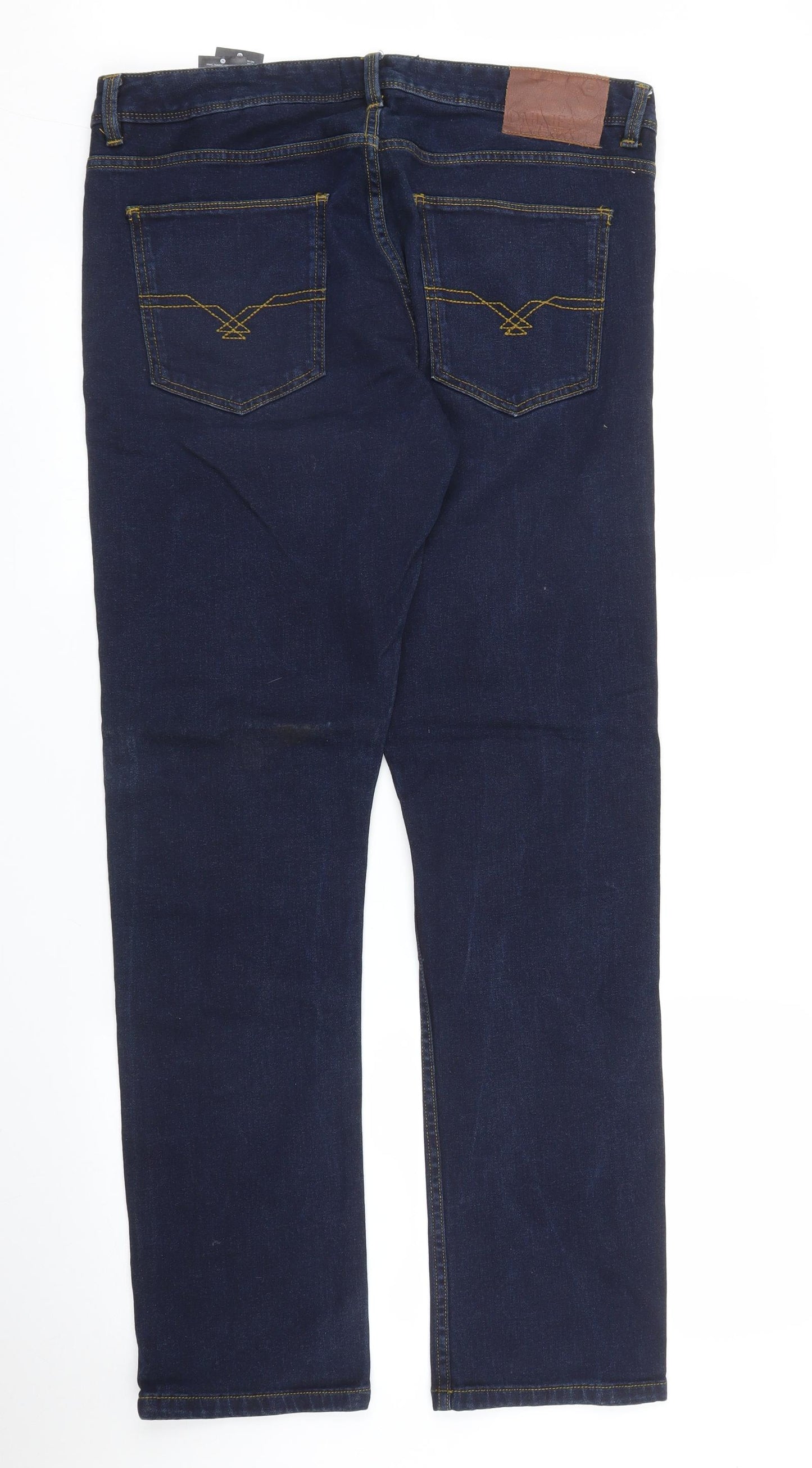 DML Mens Blue  Denim Straight Jeans Size 34 in L32 in